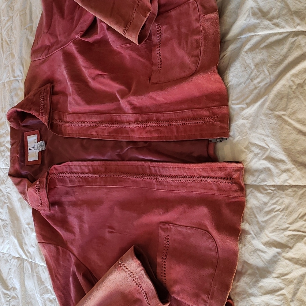 Suede jacket size 24